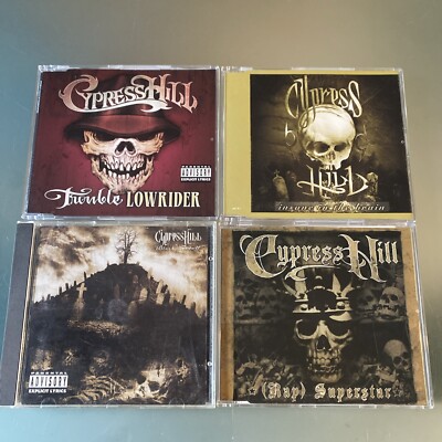 CYPRESS HILL 4   LOT/3 IMPORTS: Trouble/Lowrider, Insane Brain, Superstar+
