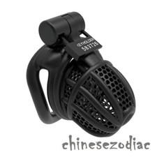 Cobra Male Chastity Device Resin Mamba Cage for Men Bird Lock Belt 4 Rings