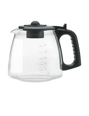 12 Cup Glass Replacement Coffee Carafe, Borosilicate Glass from Germany
