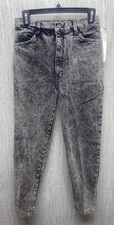 VTG Action West Womens Black Cotton Zip Fly Denim Jeans Size 11 NWT USA Made