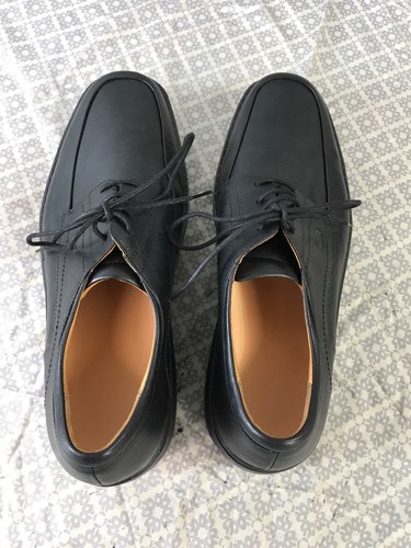 Dr. Comfort Mens Classic Black Leather Lace-Up Dress Shoes 14XW- VGC - Picture 5 of 8