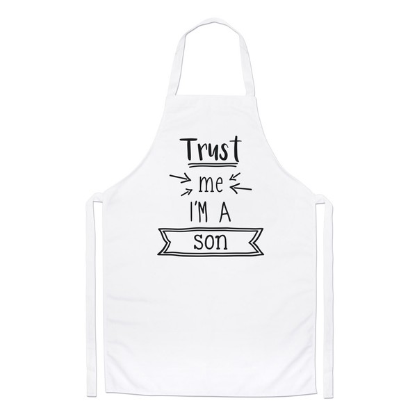 Trust Me I'm A Sohn Koch SchüRze Scherz Worlds Best Favorit Toll Lustig Kochen-image