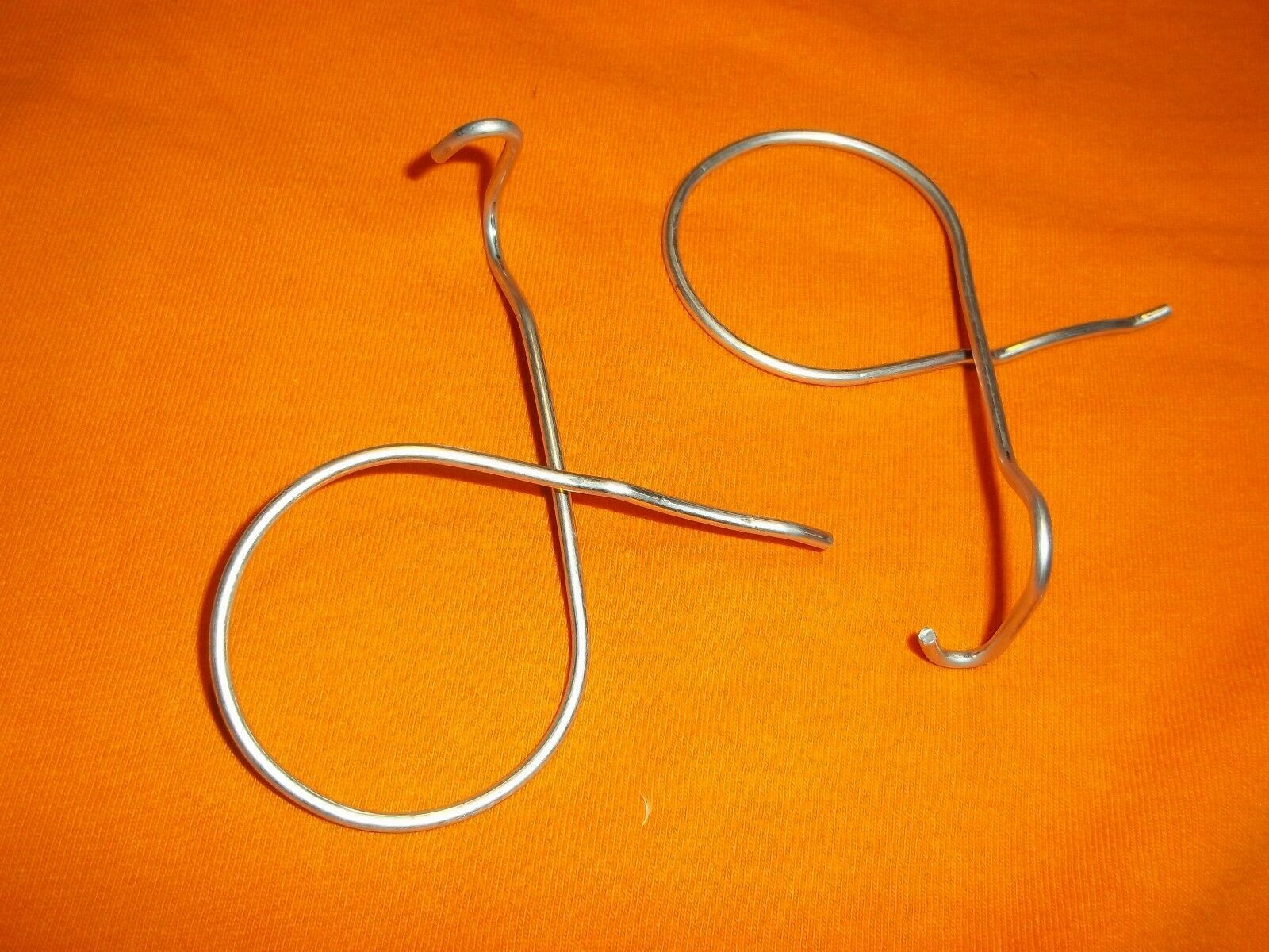 6 GALVANIZED WIRE CAGE DOOR LATCHES Bird Rabbit Dog parts Ferret Pigeon