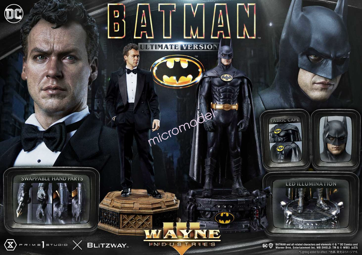 Prime 1 Studio 1989 Batman 1/3 Statue Figure Model Collectible EX