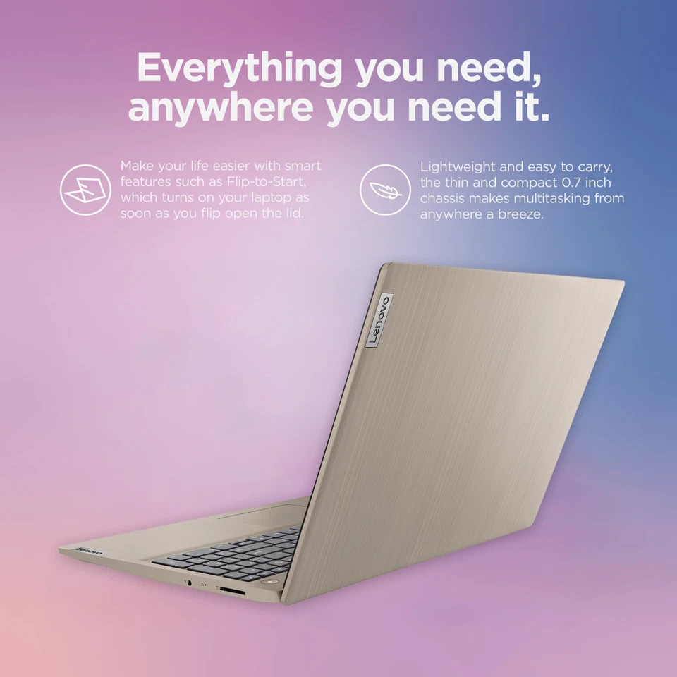 Lenovo IdeaPad 3i Laptop 15.6" Touch Intel i5, 20GB RAM, 1TB SSD+1TB HDD Win Pro - Image 4 of 4