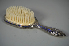 Antique Silver Plated Art Nouveau Victorian Clothes Hair Brush Vanity Dresser