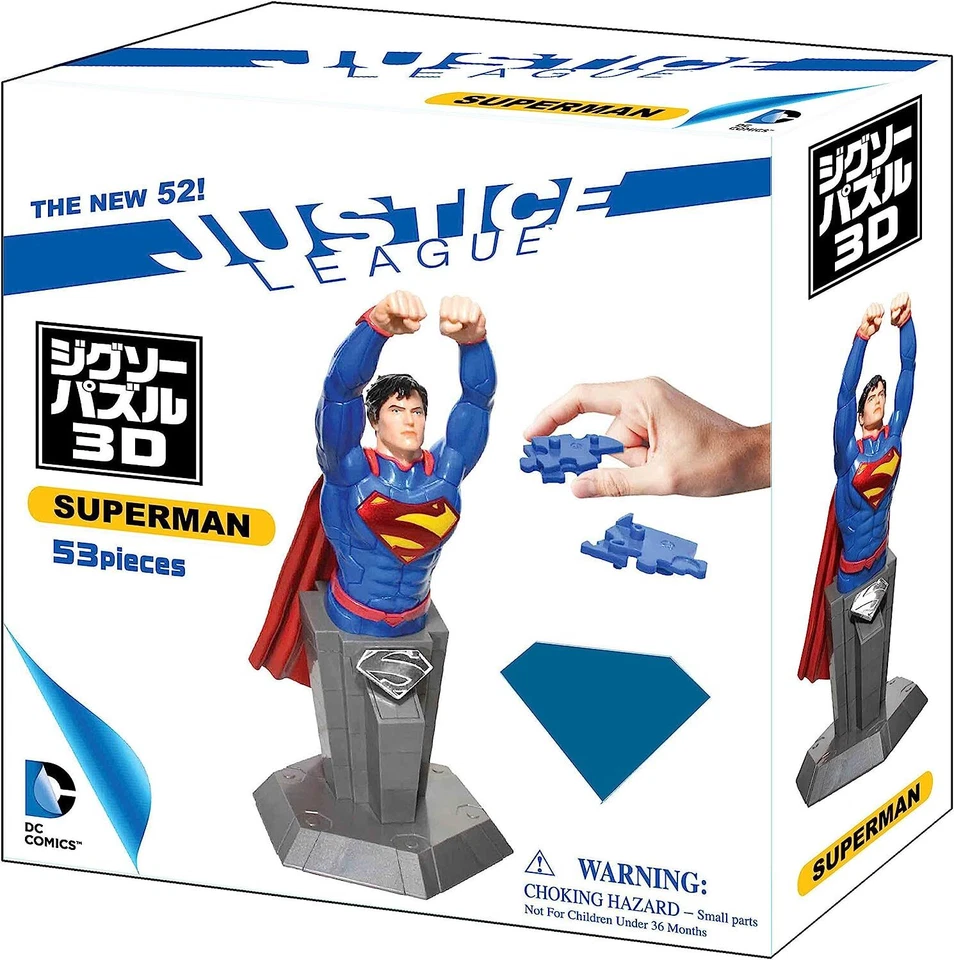 BEVERLY 3D Jigsaw puzzle 53 Pieces Superman II CP3-015 Comic Book Hero Character - Image 2 of 4