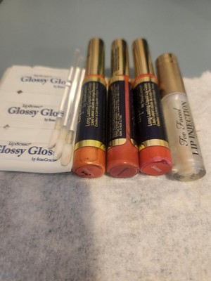  Lot of 3 *Testers Lipsense by Senegence - 90% FULL *FREE TOO FACED LIP PLUMP