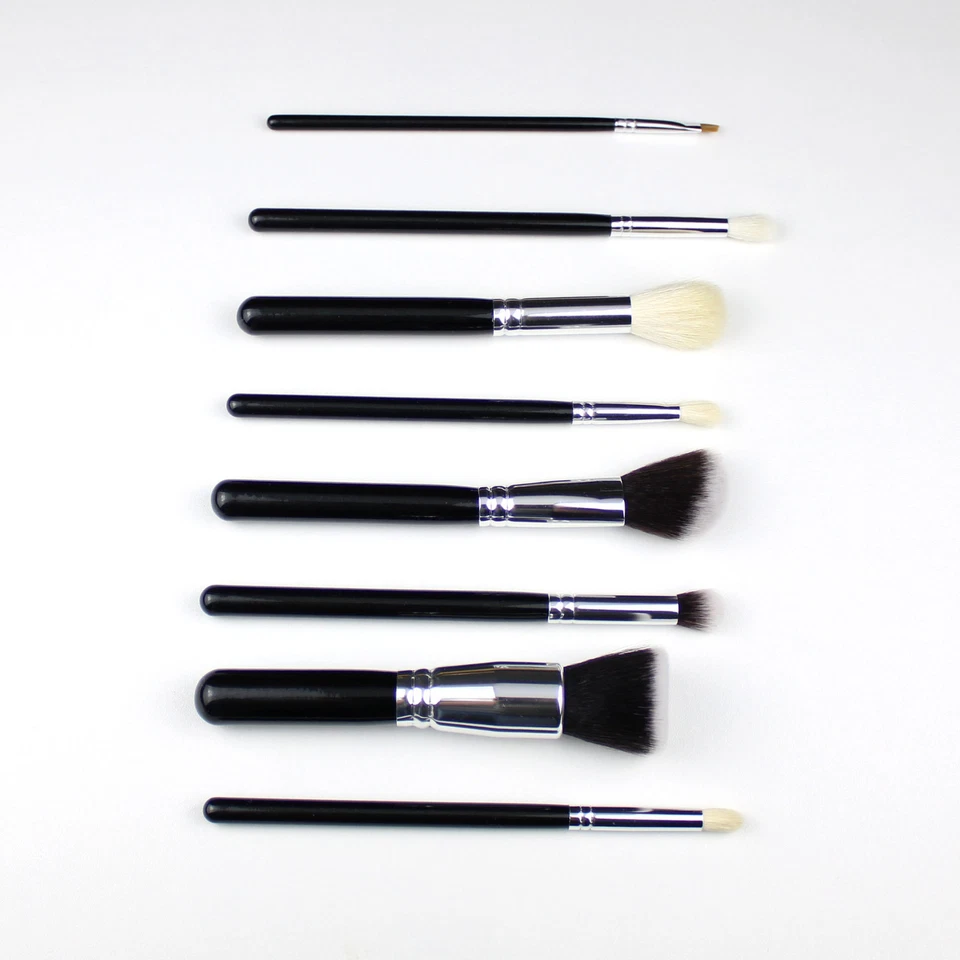 Make-Up Pinsel Set mit 8 Pinseln inkl. edel Etui - Bild 3 von 4