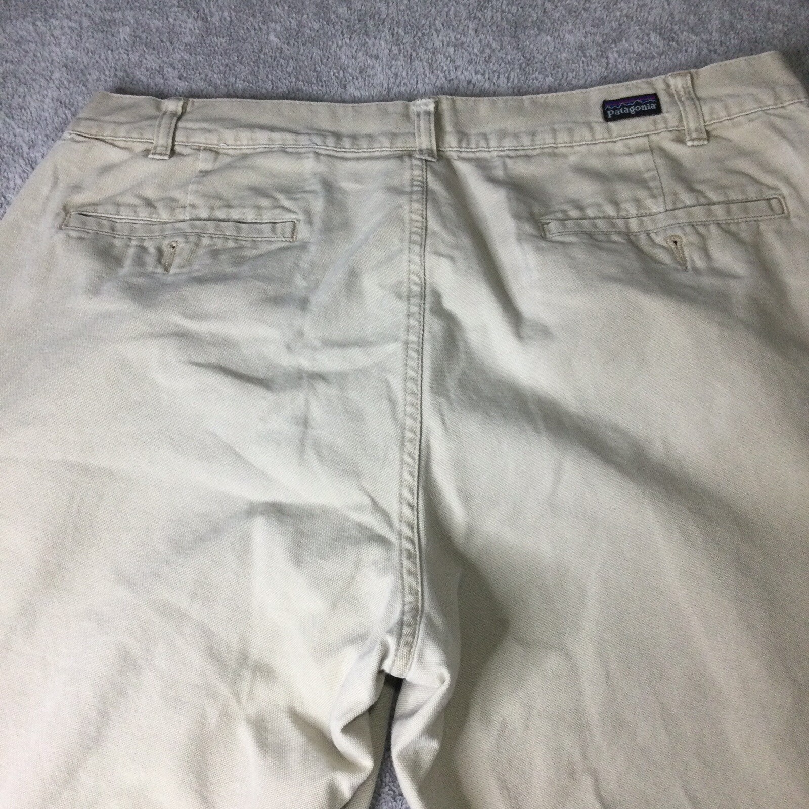 Patagonia Duck Pants Men’s 36x31 Beige Canvas Khaki Hiking Outdoor Size 36 thumbnail 6