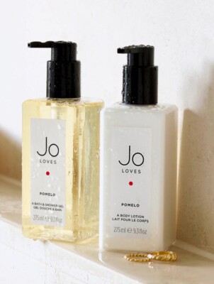 Jo Loves By Jo Malone Pomelo Full size Bath, Shower Gel Lotion Set Gift  Box BN UK