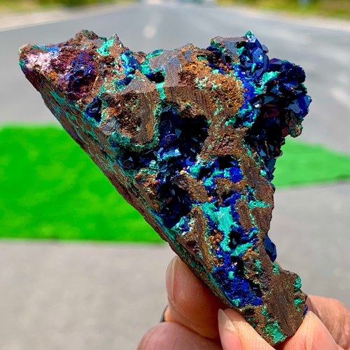 116G BEST Natural Azurite/Malachite crystal minerals specimens - 第 7/12 張圖片