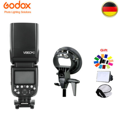 Godox V860III-C TTL HSS Blitz Blitzgerät mit S-Typ Bracket für Canon Kamera
