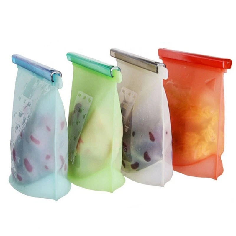 Reusable Silicone Food Storage Bags 6 pack
Opens in a new window or tab