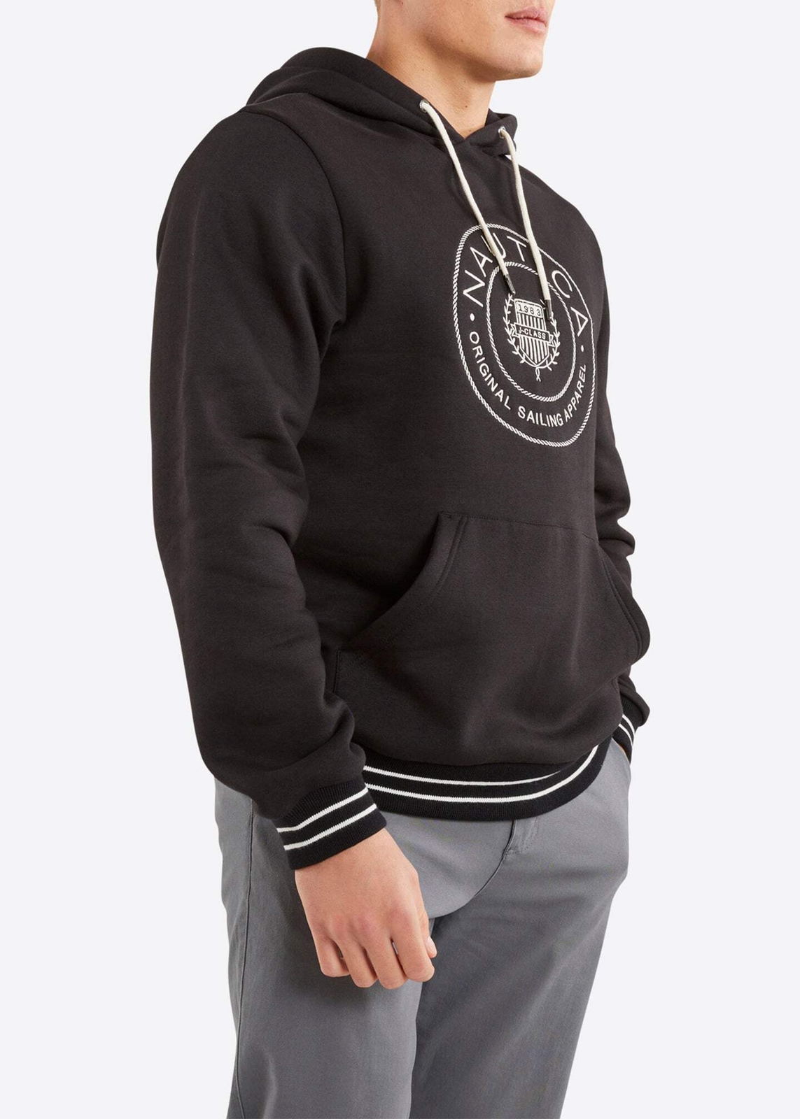 Sudadera con capucha negra para hombre Nautica Hyde OH