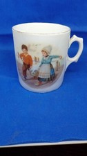 Vintagr Porcelain Mug with Children Made in Germany