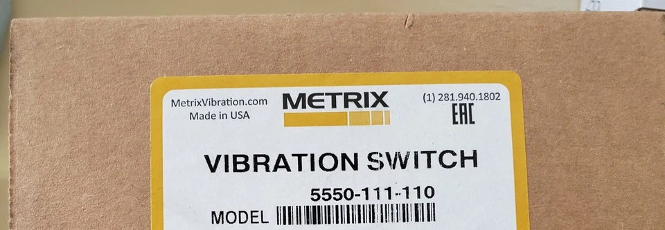 Вибропереключатель METRIX модель No 5550-111-110 - Изображение 2 из 2