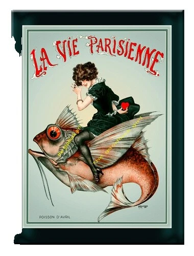 Impresiones artísticas de pesca Art Deco