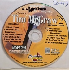 20443 TIM MCGRAW  CHARTBUSTER   KARAOKE  LOT VA