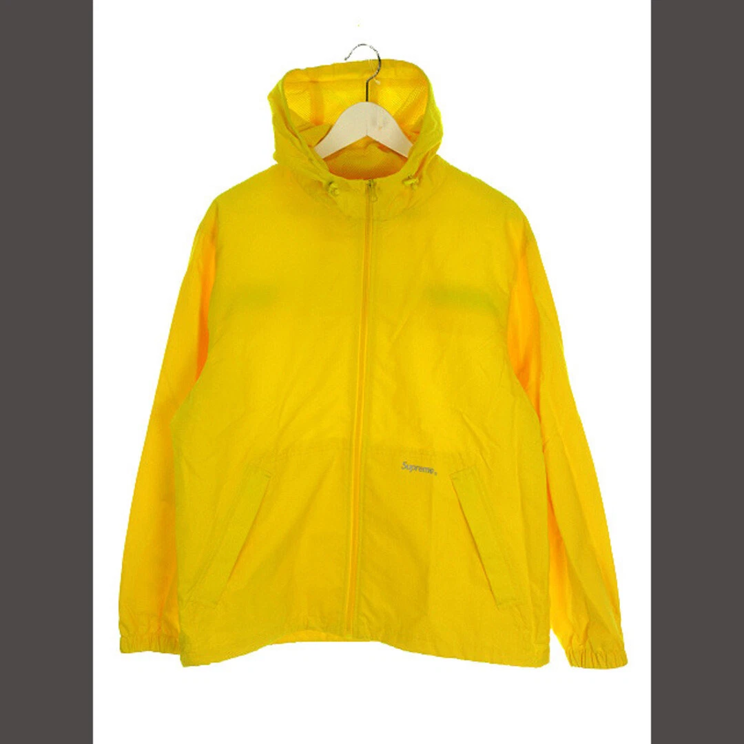Veste à capuche zippée réfléchissante Supreme 21SS S jaune blouson survêtement AA d'occasion