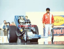 Tom "the Mongoose" McEwen 1970 "Hot Wheels" Top Fuel Dragster PHOTO! #(6d)
