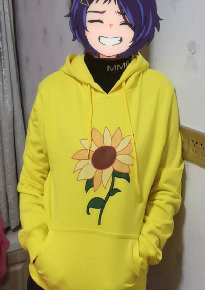 WONDER EGG PRIORITY Ohto Ai Hoodie Pullover Yellow Sweatshirt Cosplay Anime
