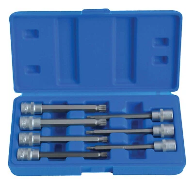 SATRA Steck-Nüsse Nuß Innen-Vielzahn Bits M4 M5 M6 M7 M8 M9 M10 XZN Satz lang 110 3/8