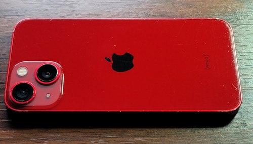 Apple iPhone 13 mini - Unlocked - Red - 256 GB - Fair - A2481 - LCD Burn - Afbeelding 6 van 19