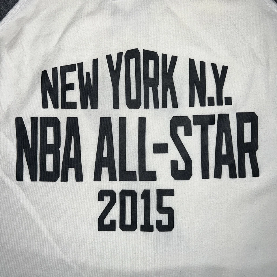 Nueva Camisa Adidas Rara Nueva York NBA All-Star 2015 Carmelo Anthony #7 Raglán Pequeña Foto 3 de 4