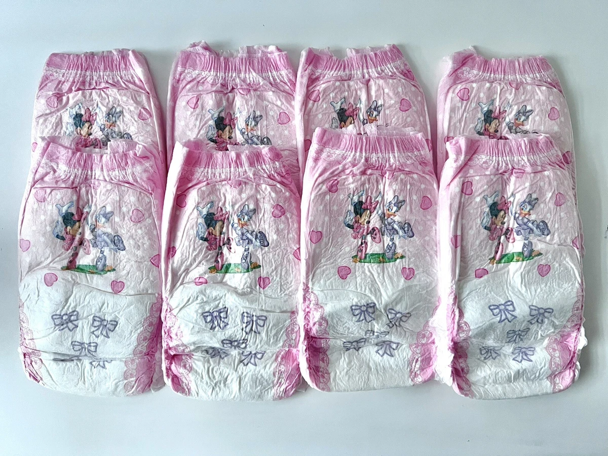 RARE Vintage 2003 Huggies Pull Ups Girls Minnie Mouse 3T-4T Size L - Lot 8  CT