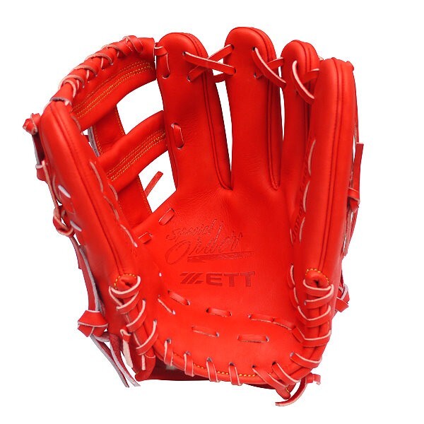 ZETT Pro Japan Steerhide 11.75 inch Infielder Glove - Red | eBay