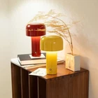 Portable Cordless Mushroom Table Lamp Dimmable Rechargeable Modern Touch Lamp