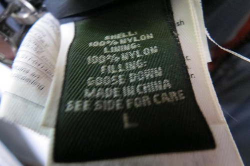 EDDIE BAUER (USA) - goose down filling - padded style vest - size large - #1330 - Picture 5 of 10