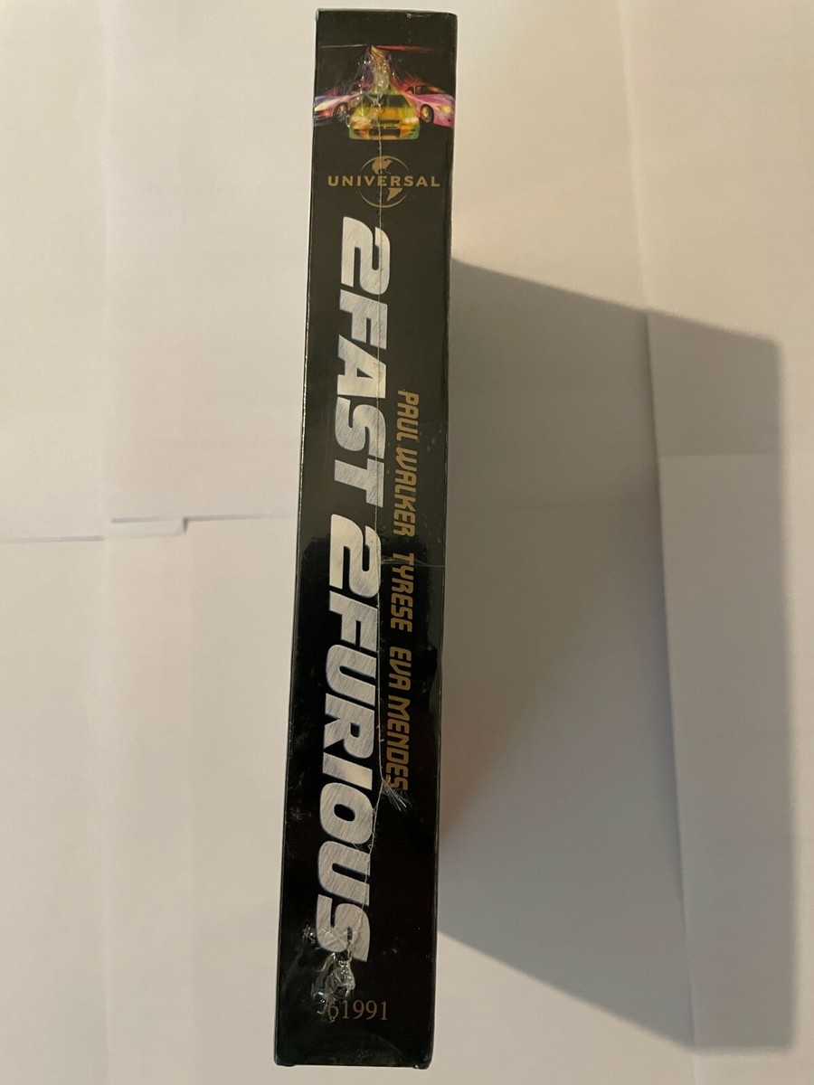 Sealed 2 fast 2 furious VHS BRAND NEW Factory Sealed Very Rare w