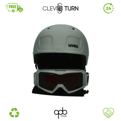 uvex heyya pro set - Skihelm inkl. Skibrille für Kinder Größe - 51-55