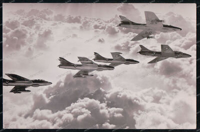 Foto-AK-Hawker-Hunter-England-Flugzeug-airplane-