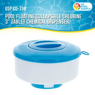 Distributeur Flottant Pour Pastilles De Chlore - Pour Piscine (5/7/9 Pouces) - Porte-chlore
