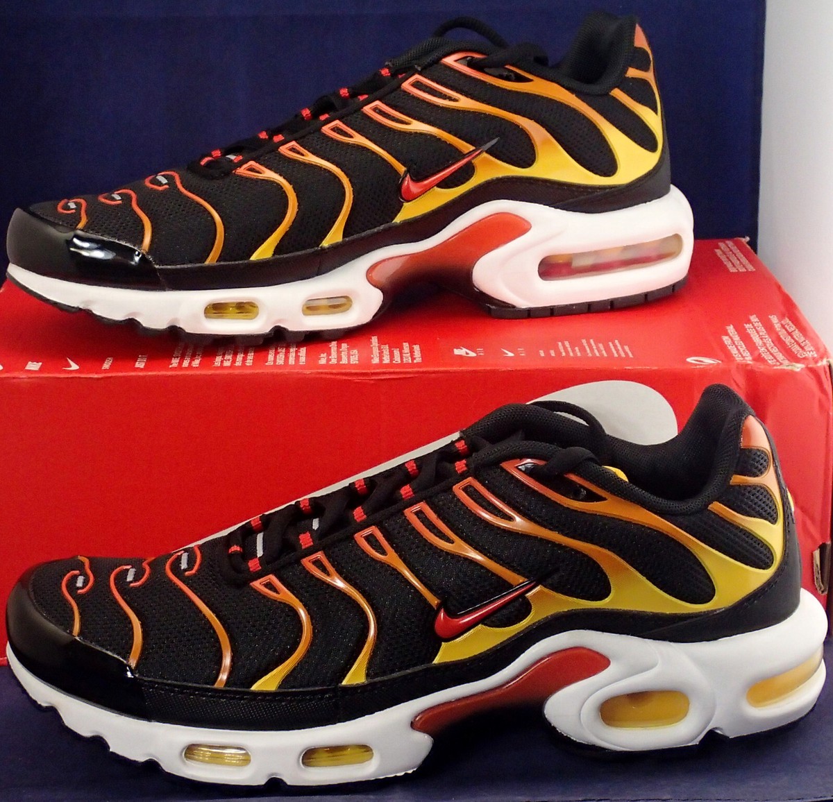 2021 Nike Air Max Plus Reverse Sunset Black Mystic Red SZ DC6094-001