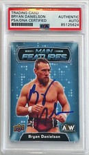 2022 Upper Deck Bryan Danielson AEW All Elite Signed Auto Card #MF-19 PSA DNA