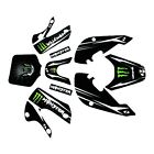 <!--F#f_0-->MONSTER Decals Graphic Stickers Kit KLX110 STYLE Fairing PIT PRO Dirt Bike<!--F/-->