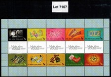 Lot 7107 - New Zealand 2007 MNH Personalised Stamps Sheetlet of 10