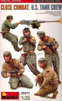 Miniart 35311 Close Combat Us Tank Crew - Amerikanische Soldaten - 1:35