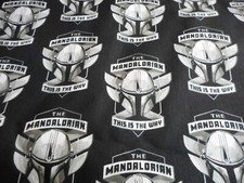 Brand New Star Wars The Mandalorian Fabric 100 Cotton 18" x 44"