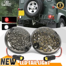 Smoke Rear Fog Reverse Backup Light 95MM Led Upgrade Kit For Land Rover Defender