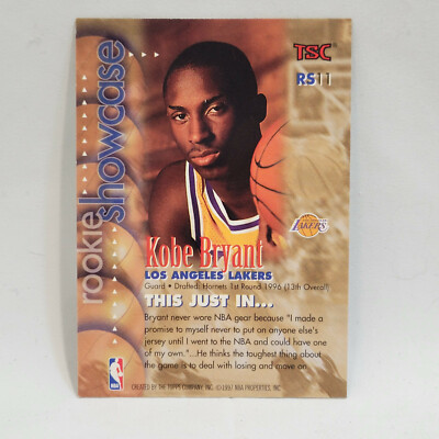 1996-97 Topps Stadium Club Kobe Bryant Rookie Showcase RS11 | eBay