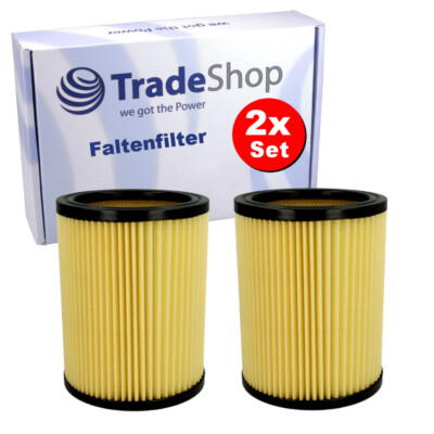 2x Rundfilter Lamellenfilter für Hitachi Hikoki WDE 1200, WDE 1200M, WDE 3600