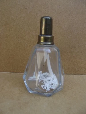 Ancienne lampe berger en cristal blanc - Photo 1/4