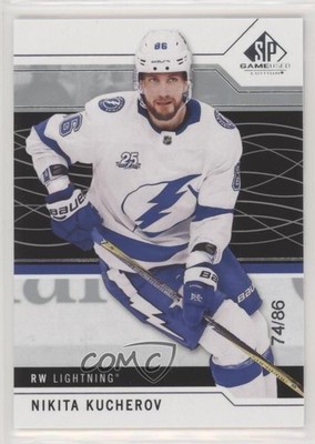 2018-19 Upper Deck SP Game Used 74/86 Nikita Kucherov #2 4vy