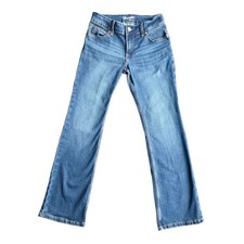 Wrangler Women's Boot Cut Jeans Style 1009MWZHT Size 5/6 Medium Wash Stretch Den