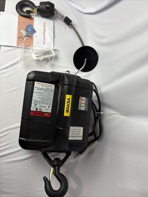 110V Portable Electric Lifting Traction Hoist Capacity 500KGS